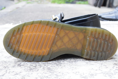 【美品】Dr.Martens ドクターマーチン ADRIAN SNAFFLE スナッフルビットローファー 黒 ブラック UK6 / 25.0cm【W3474】