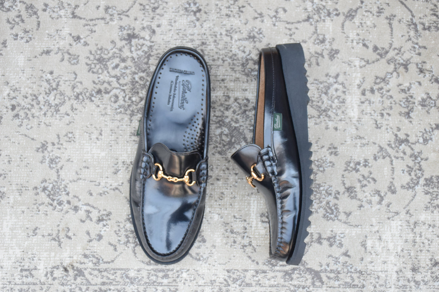 Paraboot BAHAMAS｜ビットミュール ブラック UK5 / 24.5cm ユナイテッドアローズ別注