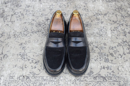 Paraboot ADONIS｜コインローファー ブラック UK5.5 / 24cm ハラコ