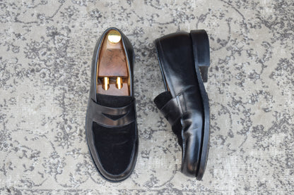 Paraboot ADONIS｜コインローファー ブラック UK5.5 / 24cm ハラコ