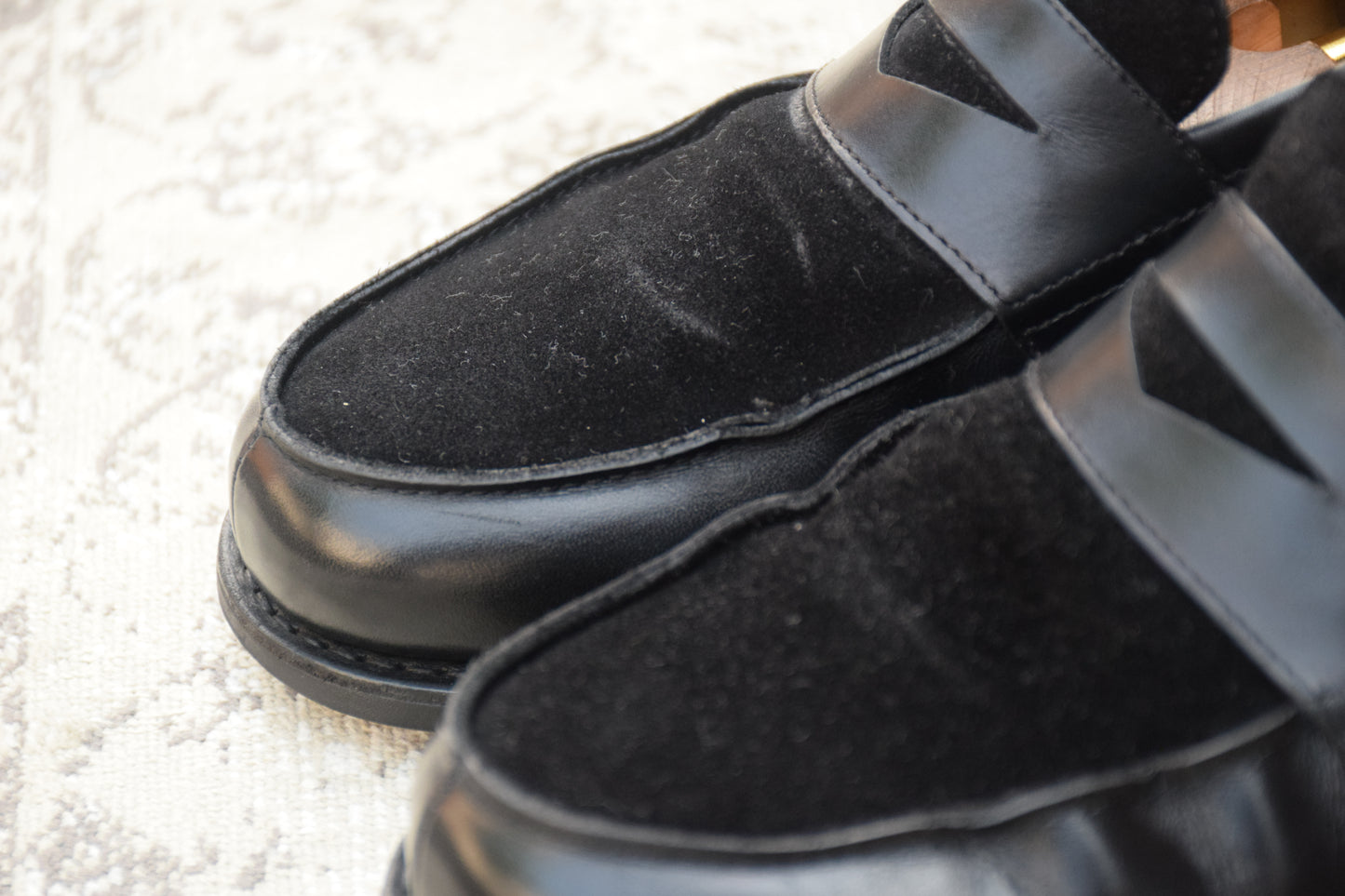 Paraboot ADONIS｜コインローファー ブラック UK5.5 / 24cm ハラコ