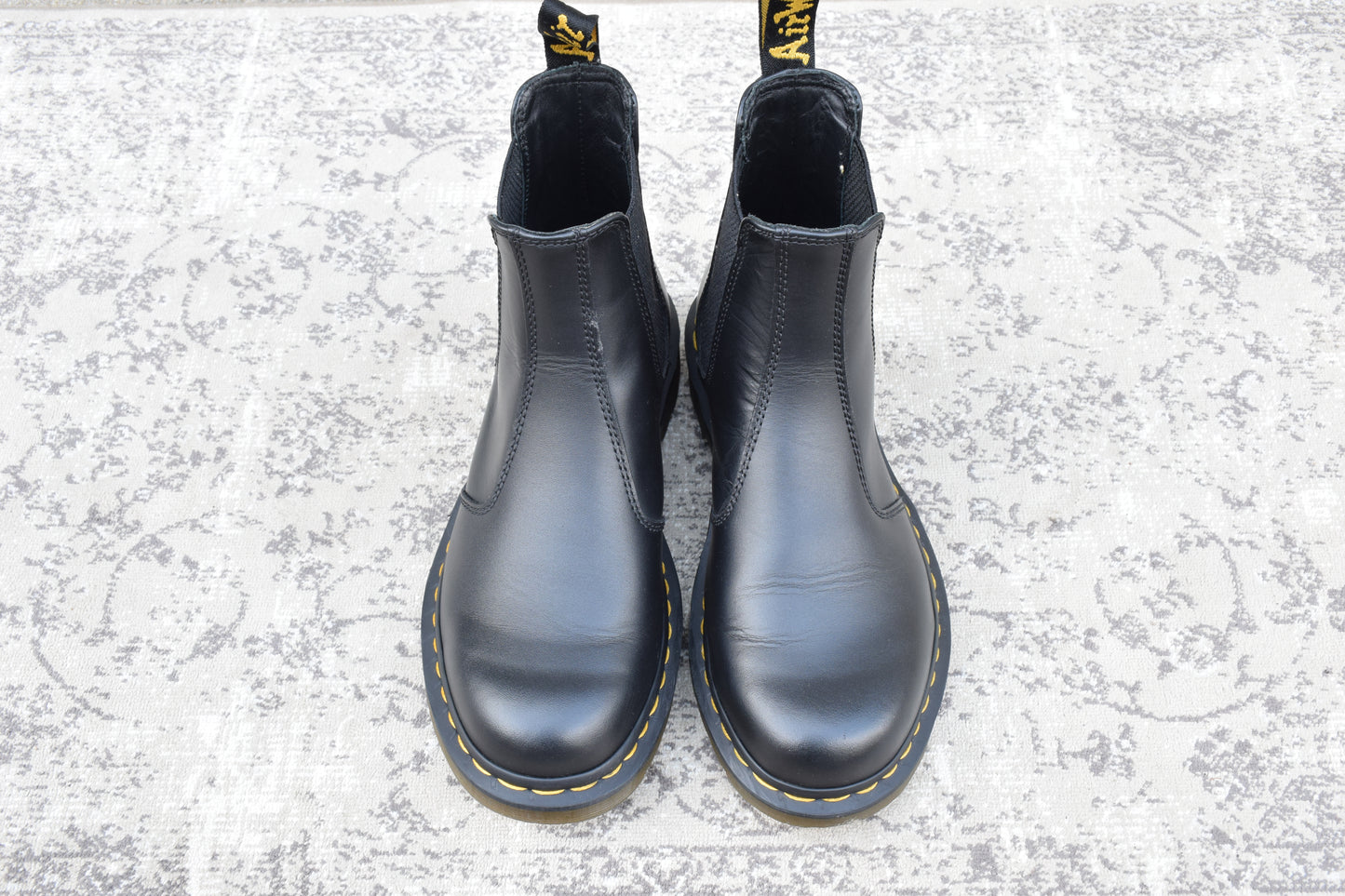 【極美品】Dr.Martens ドクターマーチン 2976 BEX サイドゴア チェルシーブーツ 黒 ブラック UK6 / 25.0cm【W3481】