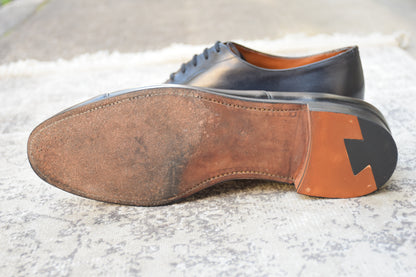 【リフト交換済み】Church's チャーチ CONSUL コンサル 73ラスト ストレート 内羽根 黒 ブラック UK9.0F / 27.5cm【W3483】