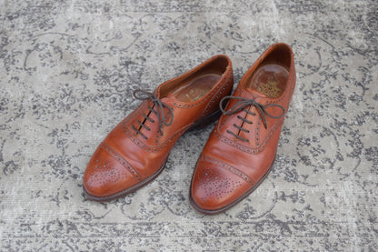 Crockett&Jones WESTMINSTER｜セミブローグ ブラウン UK6.5 EE / 25cm