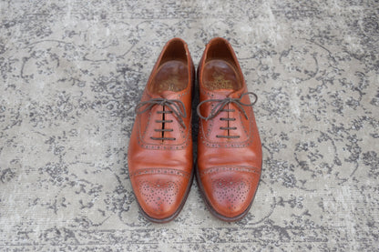 Crockett&Jones WESTMINSTER｜セミブローグ ブラウン UK6.5 EE / 25cm