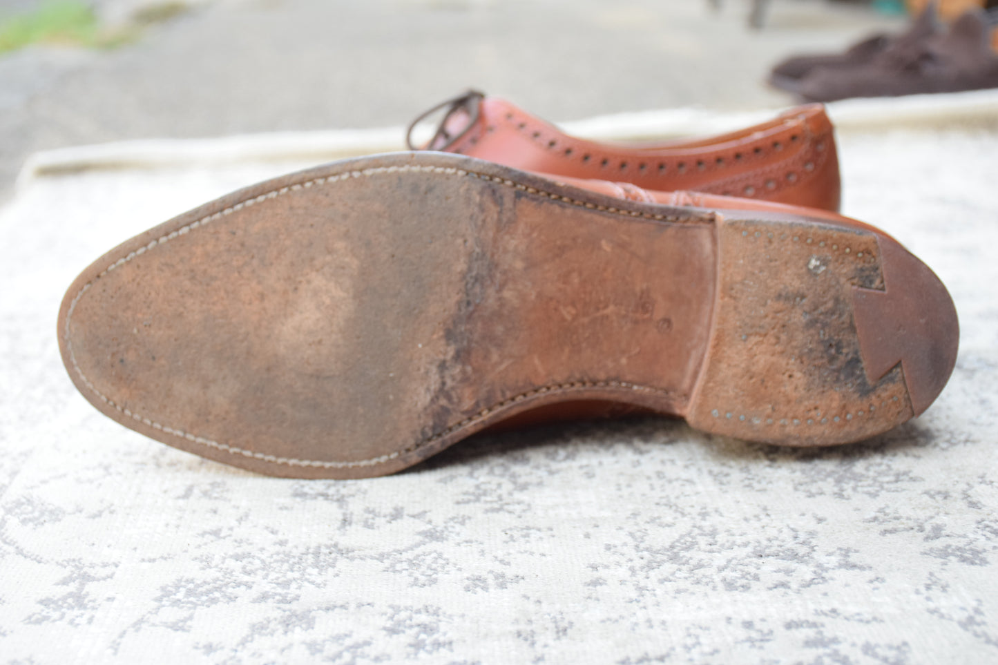 Crockett&Jones WESTMINSTER｜セミブローグ ブラウン UK6.5 EE / 25cm