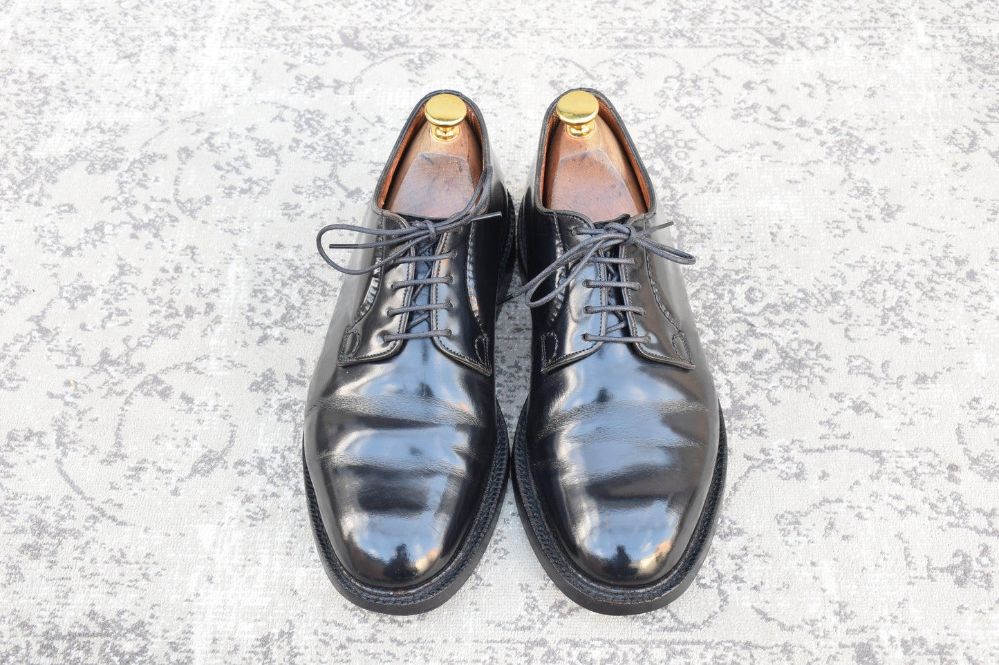 【4都市】Church's チャーチ SHANNON シャノン 224ラスト プレーン 外羽根 茶芯 旧チャーチ 黒 ブラック UK7 / 25.5cm相当【W3485】