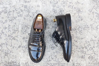 【4都市】Church's チャーチ SHANNON シャノン 224ラスト プレーン 外羽根 茶芯 旧チャーチ 黒 ブラック UK7 / 25.5cm相当【W3485】