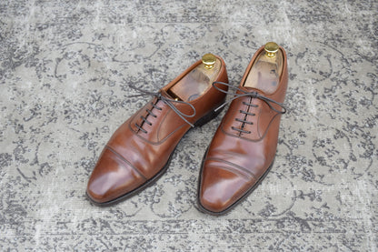Crockett&Jones HALLAM｜ストレートチップ ブラウン UK7 / 25.5cm SHIPS別注