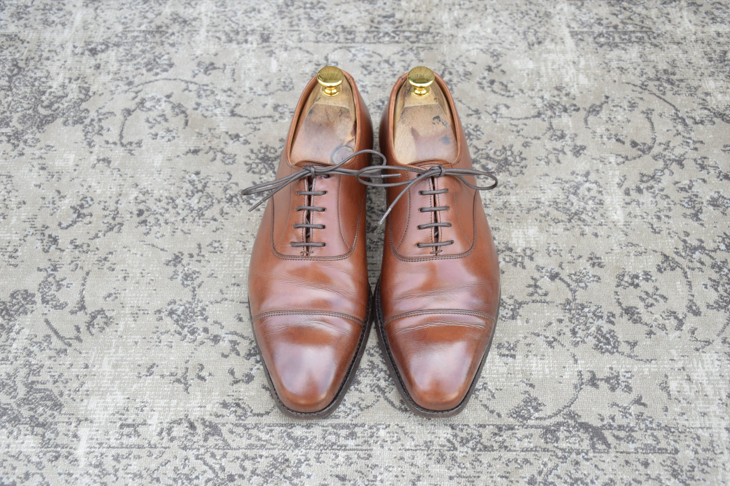 Crockett&Jones HALLAM｜ストレートチップ ブラウン UK7 / 25.5cm SHIPS別注