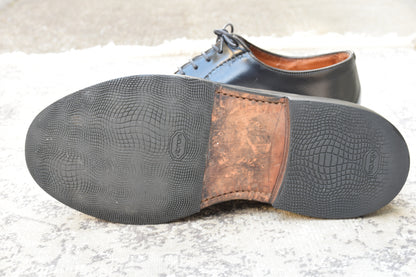 【4都市】Church's チャーチ SHANNON シャノン 224ラスト プレーン 外羽根 茶芯 旧チャーチ 黒 ブラック UK7 / 25.5cm相当【W3485】