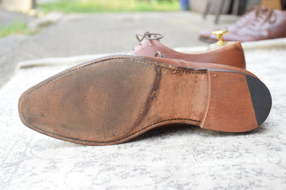 Crockett&Jones HALLAM｜ストレートチップ ブラウン UK7 / 25.5cm SHIPS別注