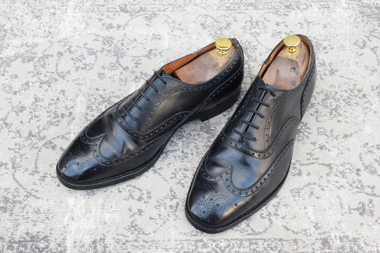 【リフト交換済み】Church's チャーチ CHETWYND チェットウインド ウイング 内羽根 旧チャーチ 3都市 黒 ブラック UK9 / 27.5cm【W3486】