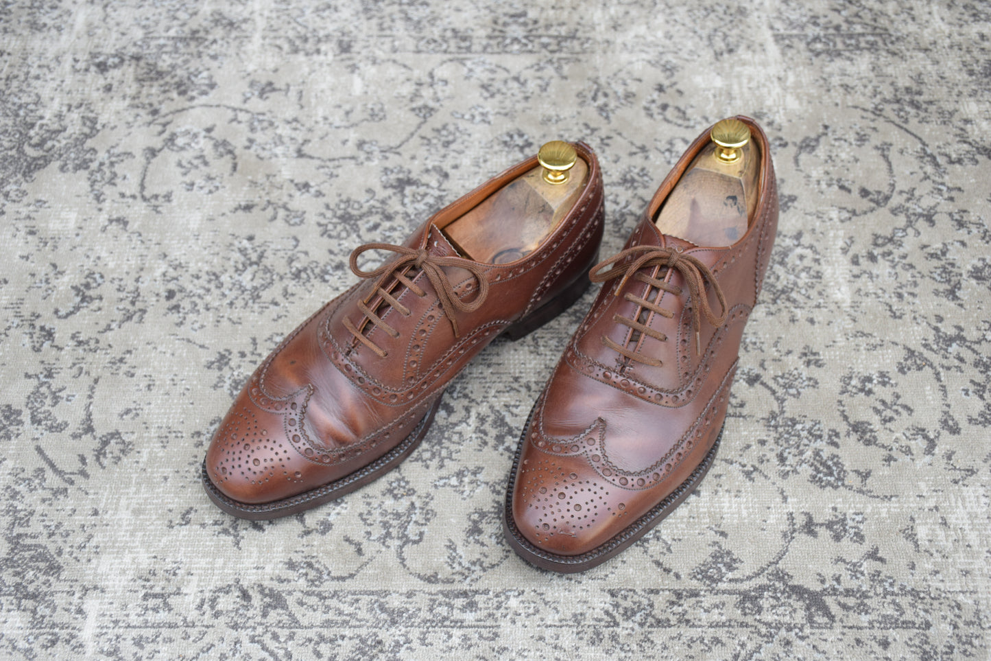 Church’s CHETWYND｜フルブローグ ブラウン UK7.5 F / 26cm 73ラスト 3都市
