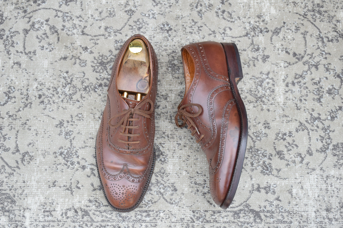 Church’s CHETWYND｜フルブローグ ブラウン UK7.5 F / 26cm 73ラスト 3都市