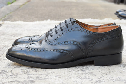 【リフト交換済み】Church's チャーチ CHETWYND チェットウインド ウイング 内羽根 旧チャーチ 3都市 黒 ブラック UK9 / 27.5cm【W3486】