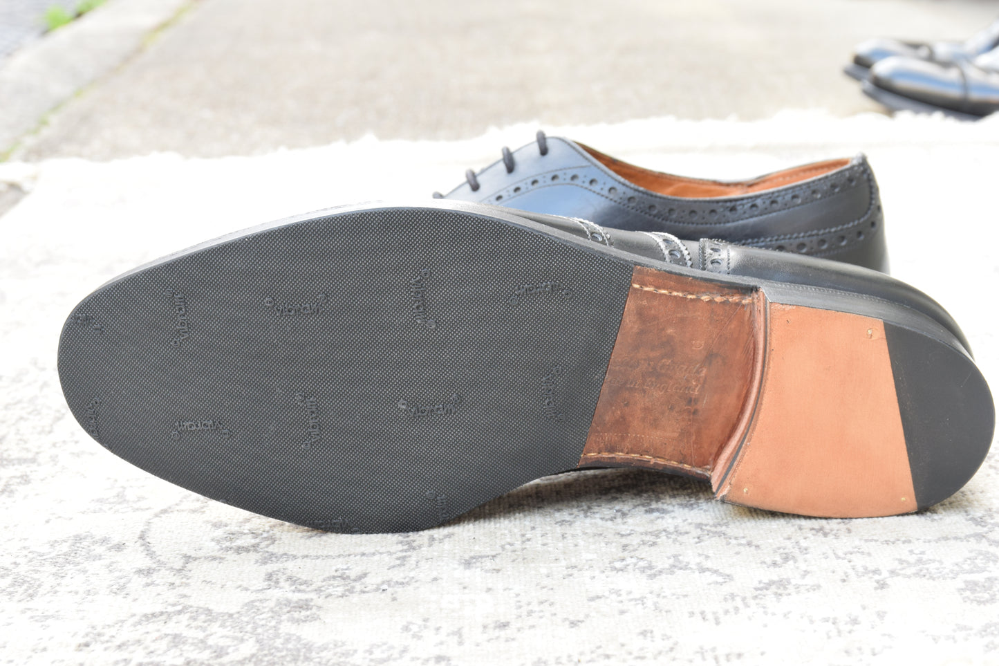 【リフト交換済み】Church's チャーチ CHETWYND チェットウインド ウイング 内羽根 旧チャーチ 3都市 黒 ブラック UK9 / 27.5cm【W3486】