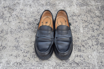 Paraboot REIMS｜コインローファー ブラック UK7.5 / 26cm リスレザー