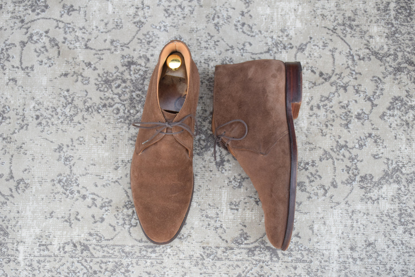Crockett&Jones chukka｜スエード チャッカブーツ ブラウン UK7.5 E / 26cm相当 Paul Smith別注