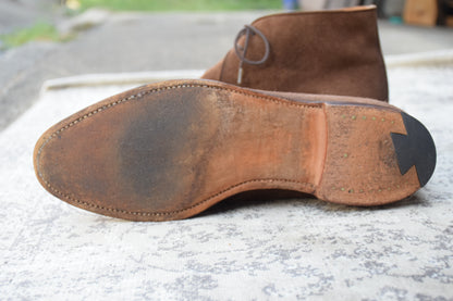 Crockett&Jones chukka｜スエード チャッカブーツ ブラウン UK7.5 E / 26cm相当 Paul Smith別注