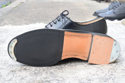 【デッドストック 極美品】CZECH MILITARY &nbsp;Prabos チェコ軍 (プラボス社) OFFICER DRESS SHOES オフィサードレスシューズ プレーン 外羽根 黒 ブラック 29.0cm【W3492】