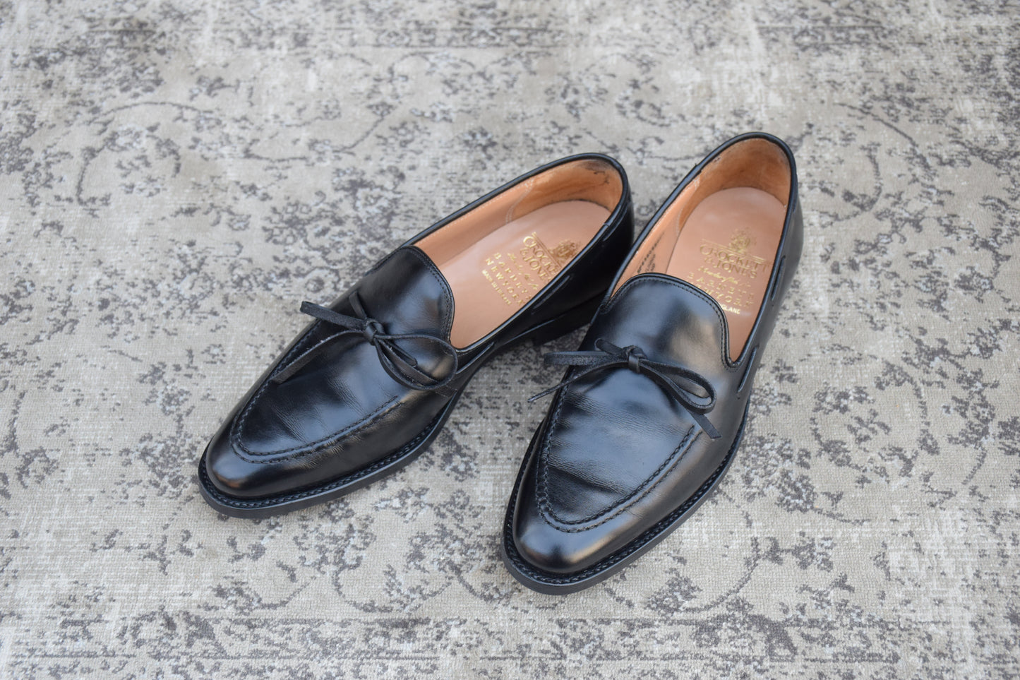 Crockett&Jones WENDOVER｜ローファー ブラック UK6 E / 24.5cm相当 BARNEYS NEW YORK別注