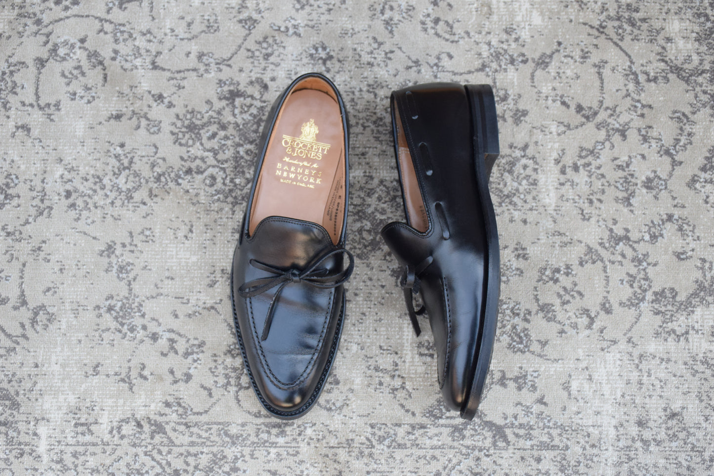 Crockett&Jones WENDOVER｜ローファー ブラック UK6 E / 24.5cm相当 BARNEYS NEW YORK別注