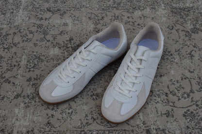 【新品】GERMAN TRAINER ジャーマントレーナー ドイツ軍タイプ BW TYPE TRAINING SHOES ドイツBWタイプ トレーニングシューズ 白 ホワイト 27cm【W3495】