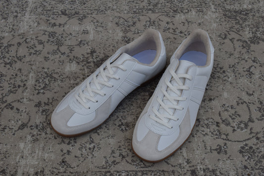 【新品】GERMAN TRAINER ジャーマントレーナー ドイツ軍タイプ BW TYPE TRAINING SHOES ドイツBWタイプ トレーニングシューズ 白 ホワイト 27cm【W3495】