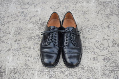 SANDERS サンダース｜1052B FEMALE PLAIN TOE SHOE フィメールプレーントゥシューズ｜オフィサーシューズ プレーントゥ ブラック UK5 / 24.5cm レディース 英国製 W3621