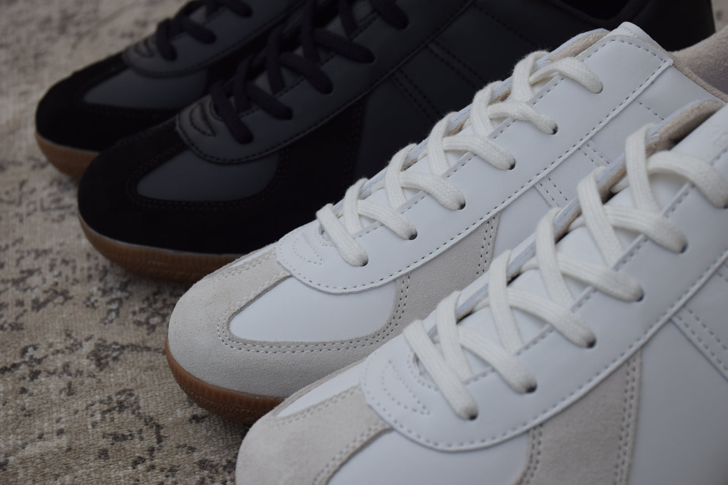 【新品】GERMAN TRAINER ジャーマントレーナー ドイツ軍タイプ BW TYPE TRAINING SHOES ドイツBWタイプ トレーニングシューズ 黒 ブラック 27cm【W3496】