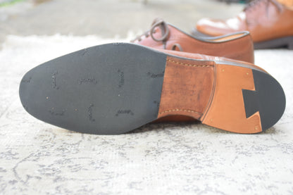 Church's チャーチ｜LAVERSOCK ラヴァーソック｜セミブローグ 内羽根 ブラウン UK6.5 / 25cm W3623
