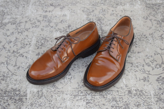 Church's チャーチ｜SHANNON シャノン｜プレーントゥ ダブルソール ライトブラウン UK6.5 / 25cm 103ラスト ダイナイト 英国製 W3624