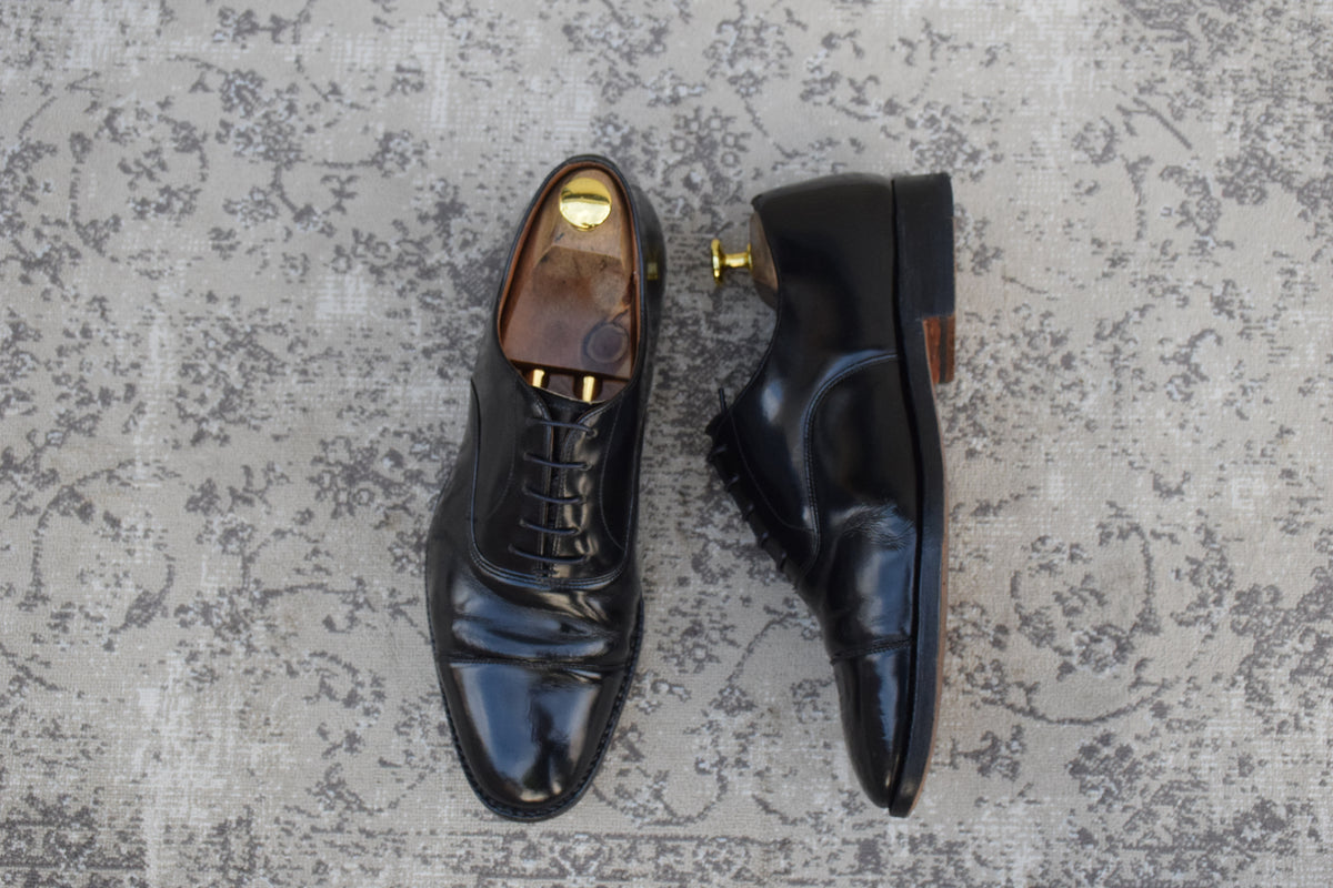 Church's チャーチ｜BALMORAL バルモラル｜ストレートチップ 内羽根 ブラック UK7.5 / 26cm 73ラスト 4都市 W3627