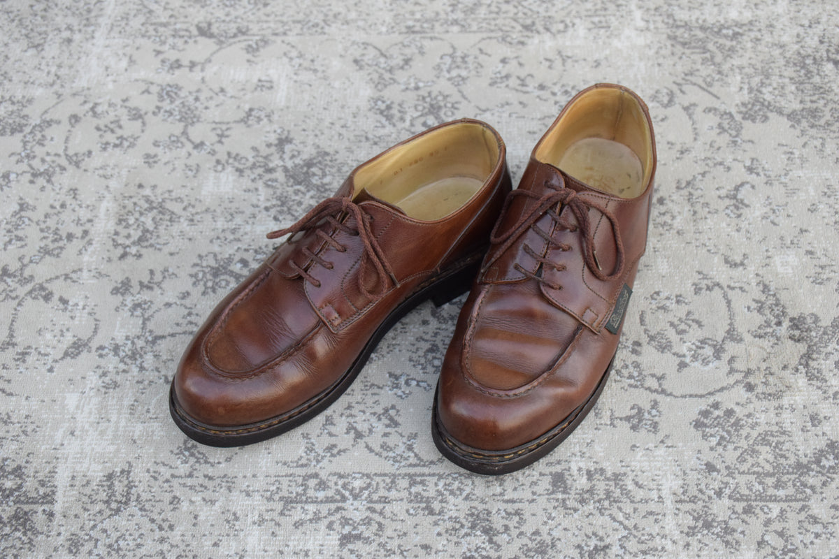 Paraboot パラブーツ｜CHAMBORD シャンボード｜Uチップ ノルヴェイジャン マロン UK7 / 25.5cm 90年代 デカタグ W3628