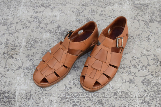 Paraboot パラブーツ｜PACIFIC パシフィック｜グルカサンダル レザー ブラウン EU42 / 26.5〜27cm SPORT SOLE W3629