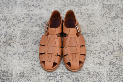 Paraboot パラブーツ｜PACIFIC パシフィック｜グルカサンダル レザー ブラウン EU42 / 26.5〜27cm SPORT SOLE W3629