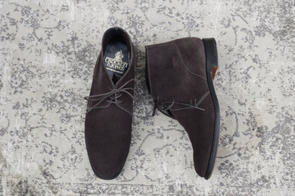 Crockett&Jones クロケットアンドジョーンズ｜CHUKKA チャッカ｜スエード チャッカブーツ ダークブラウン UK6D / 24.5cm 200ラスト W3630