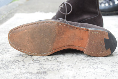 Crockett&Jones クロケットアンドジョーンズ｜CHUKKA チャッカ｜スエード チャッカブーツ ダークブラウン UK6D / 24.5cm 200ラスト W3630