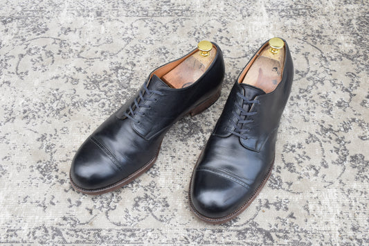 【良品】forme フォルメ fm-79B ストレート 外羽根 黒 ブラック 6 / 26.0cm相当