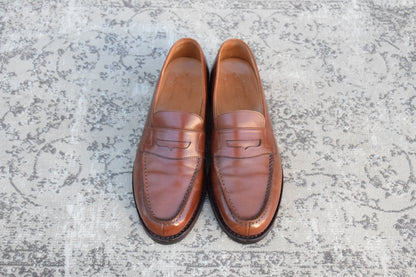 Jalan Sriwijaya ジャランスリワヤ｜98589｜コインローファー ペニーローファー ブラウン UK6 / 24.5cm レザーソール フレンチトラッド W3638