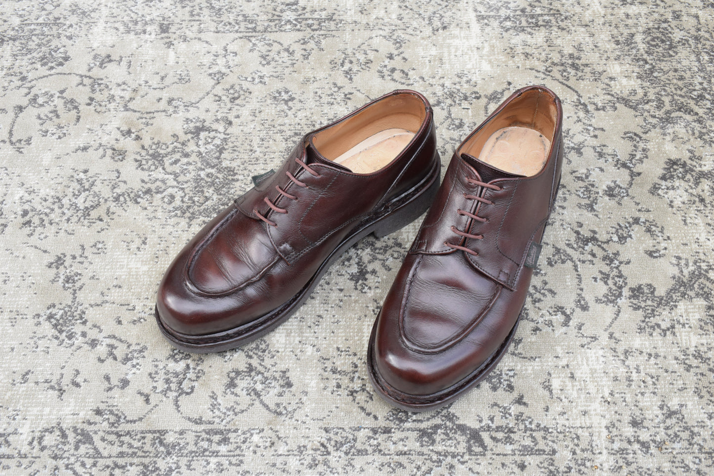PARABOOT パラブーツ CHAMBORD シャンボード Uチップ 外羽根 茶 ブラウン（赤みあり） UK6.5 / 25.0cm【Ｗ3508】