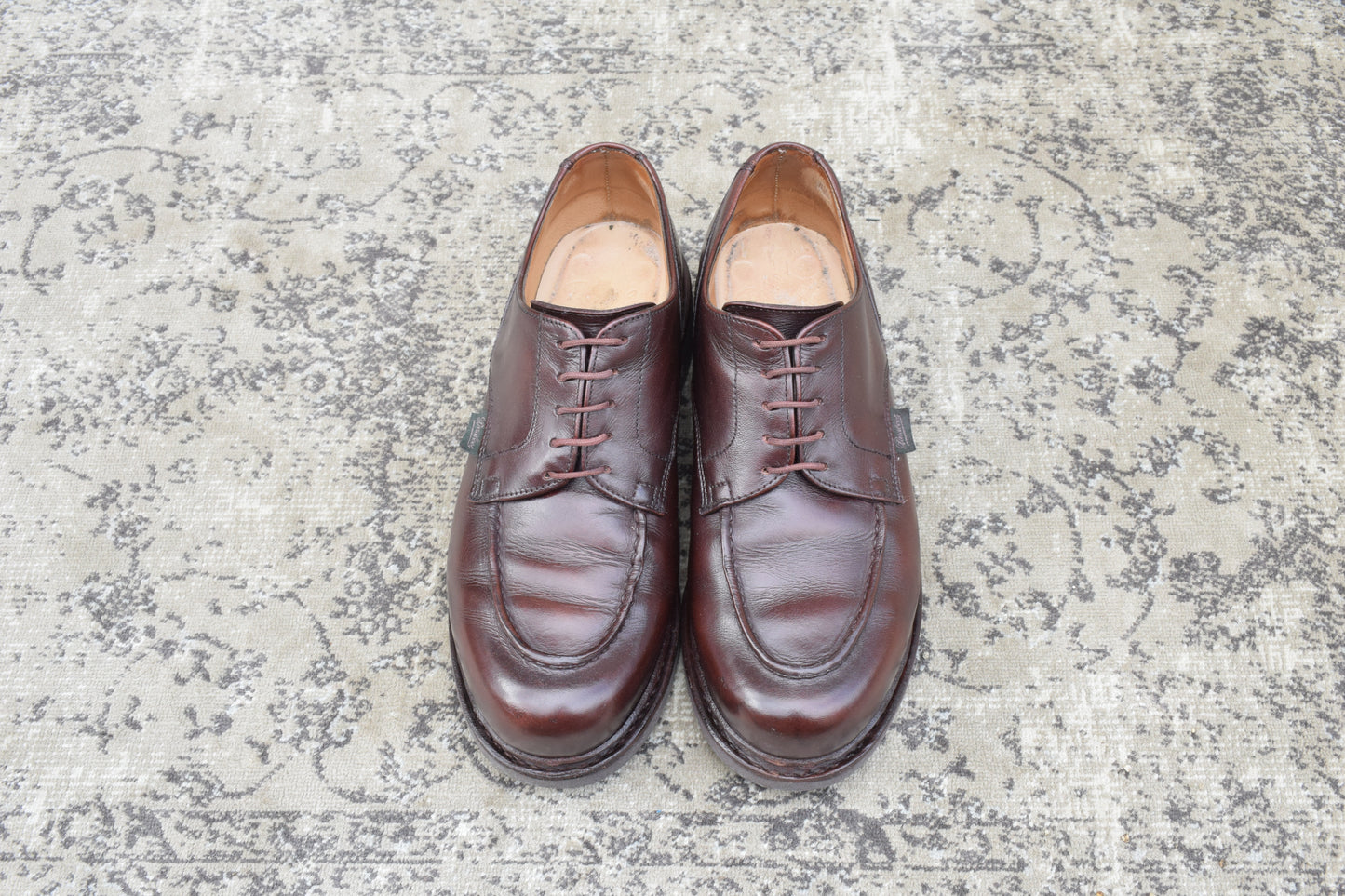 PARABOOT パラブーツ CHAMBORD シャンボード Uチップ 外羽根 茶 ブラウン（赤みあり） UK6.5 / 25.0cm【Ｗ3508】