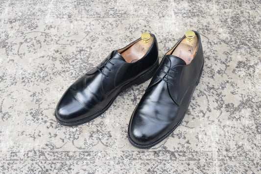 PARABOOT パラブーツ 3HOLE PLAIN TOE 3ホール プレーントゥ 外羽根 黒 ブラック 44 / 28.5～29.0cm【W3510】