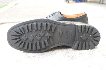 【美品】JOSEPH CHEANEY&SONS ジョセフチーニーアンドサンズ CAIRNGORM 2R ケンゴン ストレート 外羽根 グレインレザー コマンドソール 黒 ブラック UK9.5 / 28.0cm【W3511】