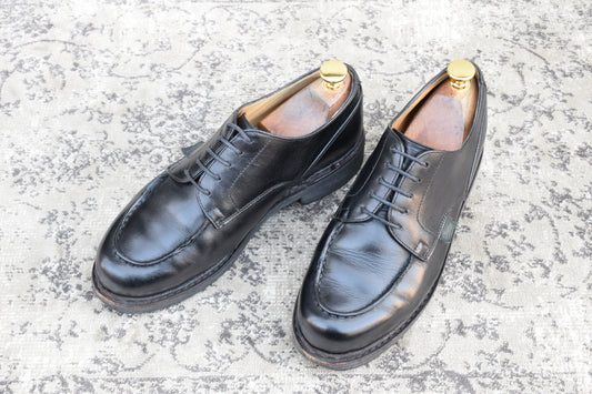 Paraboot パラブーツ CHAMBORD シャンボード Uチップ 外羽根 黒 ブラック UK6.5 / 25.0cm【Ｗ3517】