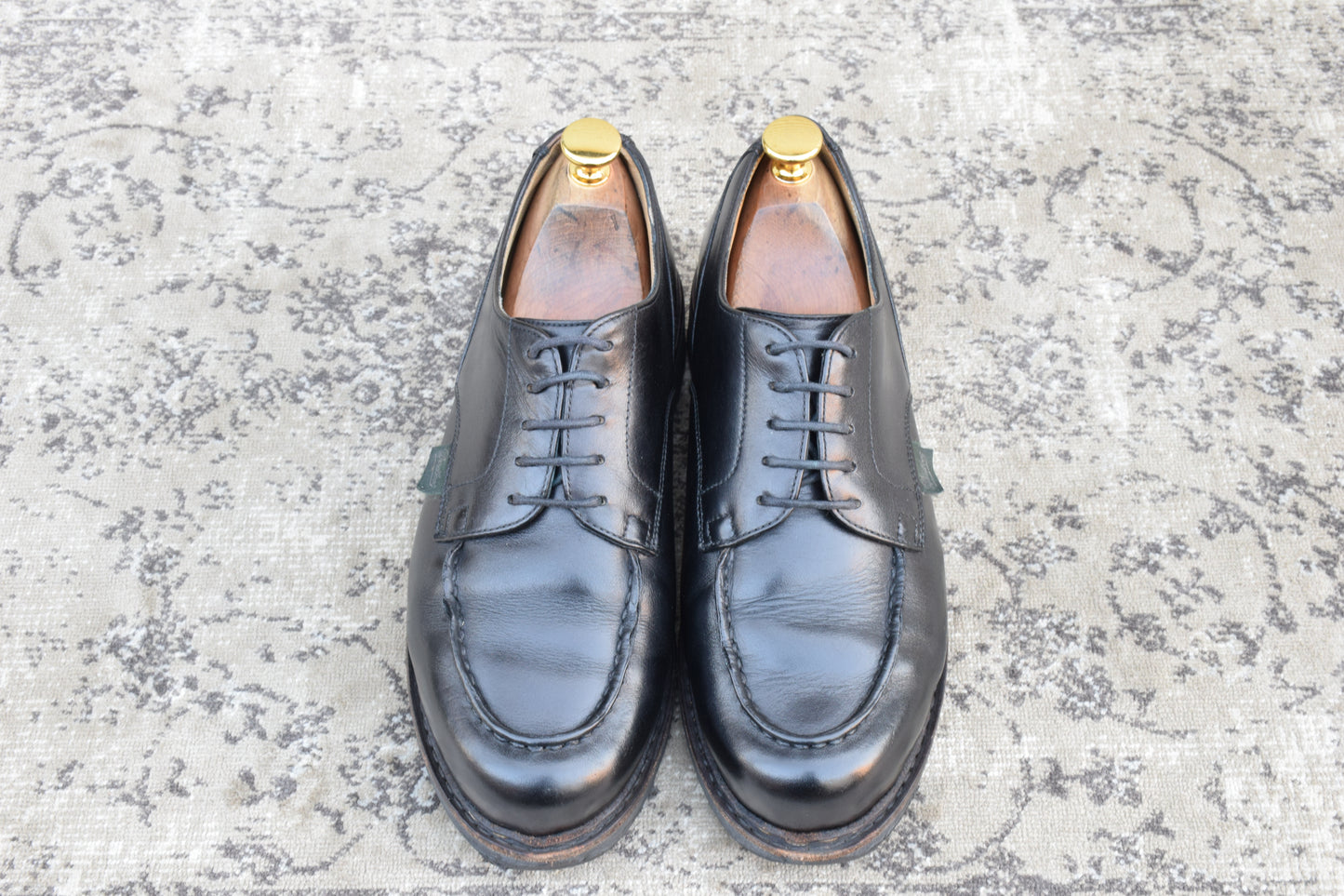 Paraboot パラブーツ CHAMBORD シャンボード Uチップ 外羽根 黒 ブラック UK6.5 / 25.0cm【Ｗ3517】