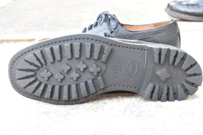 【極美品】JOSEPH CHEANEY&SONS ジョセフチーニーアンドサンズ CAIRNGORM 2R / ケンゴン ストレート 外羽根 グレインレザー コマンドソール 黒 ブラック UK6.5 / 25.0cm【Ｗ3518】