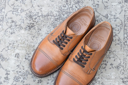 【美品】JOSEPH CHEANEY&SONS ジョセフチーニーアンドサンズ CAIRNGORM 2R / ケンゴン ストレート 外羽根 グレインレザー コマンドソール 茶 ブラウン UK6.5 / 25.0cm【Ｗ3519】