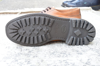 【美品】JOSEPH CHEANEY&SONS ジョセフチーニーアンドサンズ CAIRNGORM 2R / ケンゴン ストレート 外羽根 グレインレザー コマンドソール 茶 ブラウン UK6.5 / 25.0cm【Ｗ3519】